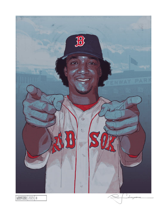 Pedro Martinez Limited Edition Red Sox Artwork