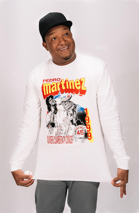 Custom Designed Bleacher Report - Retro Pedro Long Sleeve T-Shirt