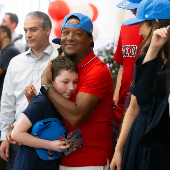 Pedro Martinez inspires students, launches a sports mentoring initiative for young athletes in Boston and Lawrence.