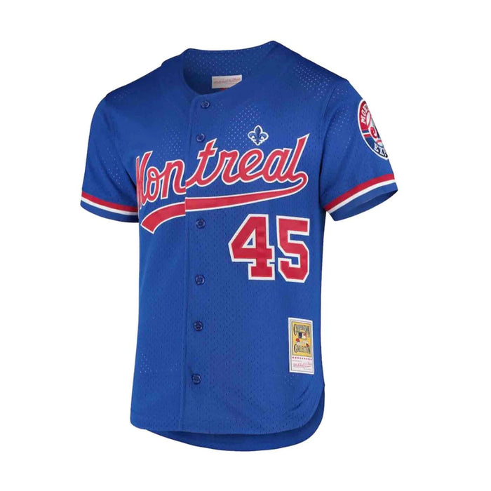 Authentic and Autographed Pedro Martinez Montreal Expos Mitchell & Ness Jersey