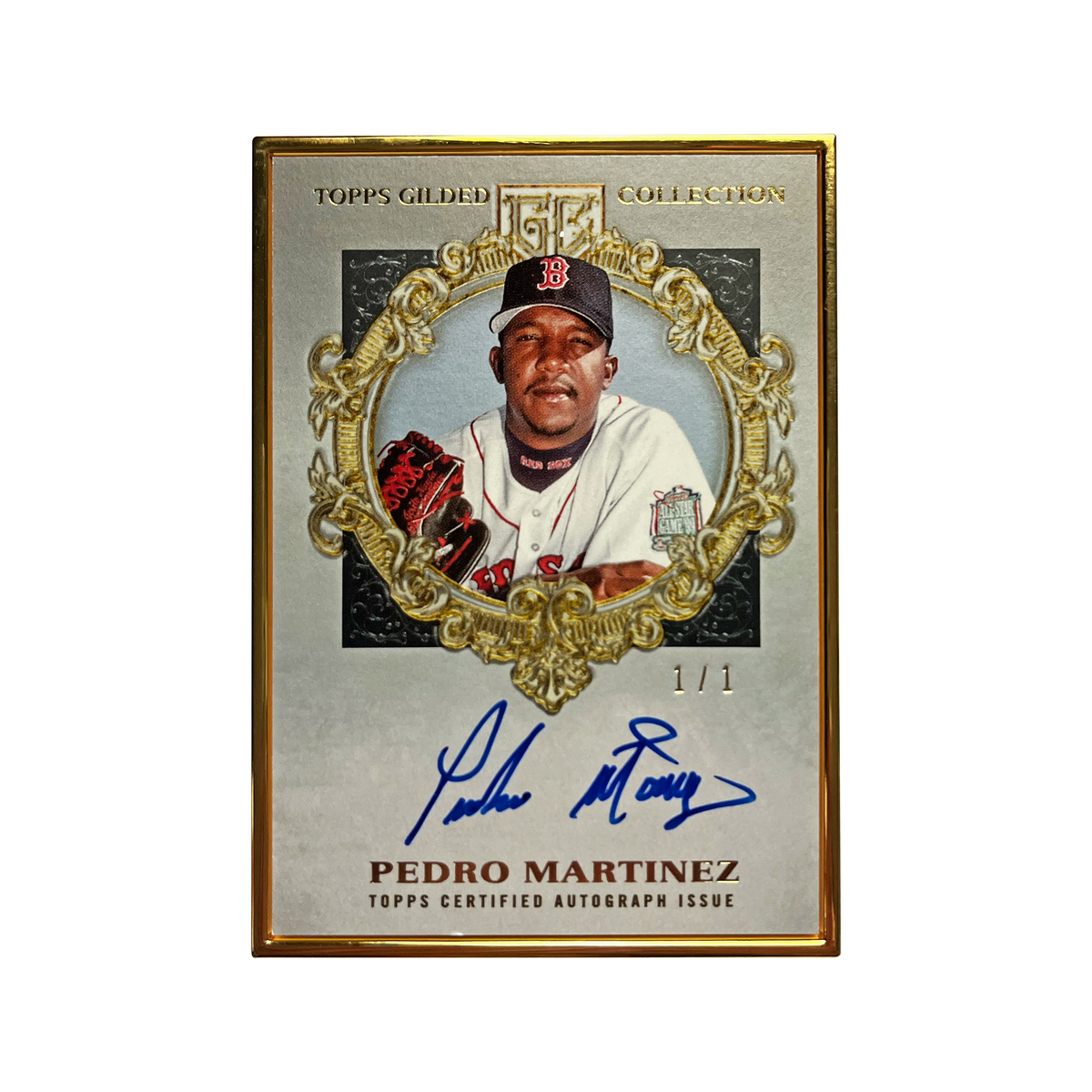 Framed Pedro Martinez Facsimile Laser Engraved Signature Auto