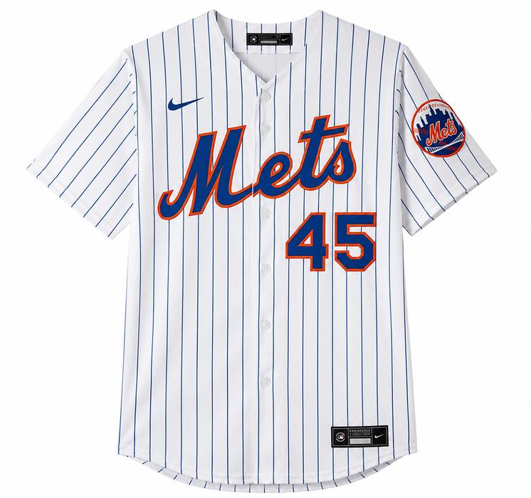 Autographed Pedro Martínez Mets Nike Replica Jersey
