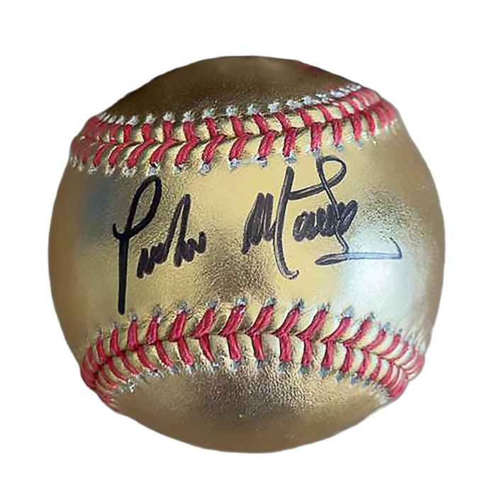 Pedro Martinez Autographed Gold Baseball
