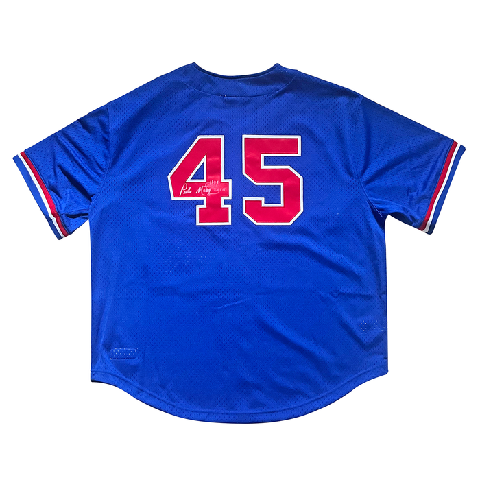 Authentic and Autographed Pedro Martinez Montreal Expos Mitchell & Ness Jersey