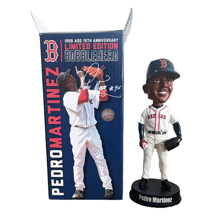 Pedro Martinez Autographed Bobblehead - Boston Red Sox 1999 ASG 15th Anniversary Limited Edition