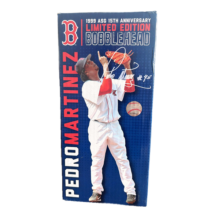Pedro Martinez Autographed Bobblehead - Boston Red Sox 1999 ASG 15th Anniversary Limited Edition