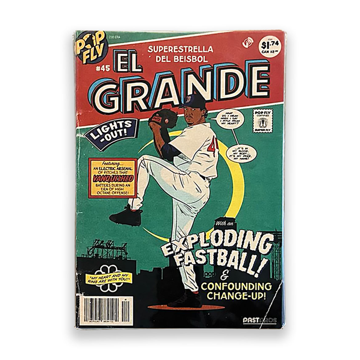 Limited Edition Pedro Martinez "El Grande" Pop Fly Art Print Autographed
