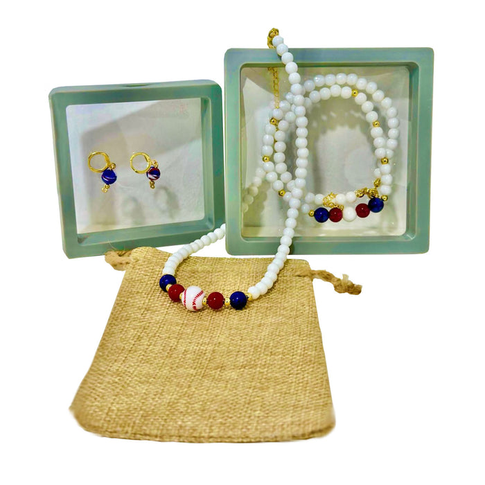 Limited Edition Set (Includes two bracelets, a necklace, and a pair of earrings, all handmade)