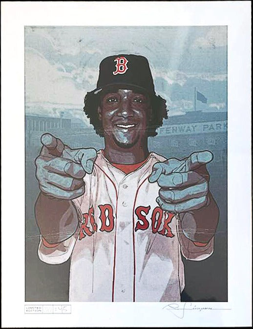 Pedro Martinez Limited Edition Red Sox Artwork