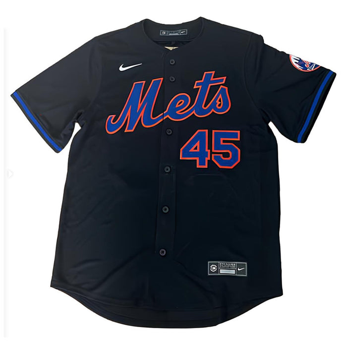 Autographed Pedro Martínez Mets Nike Replica Jersey – Black Edition