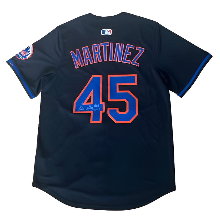 Autographed Pedro Martínez Mets Nike Replica Jersey – Black Edition