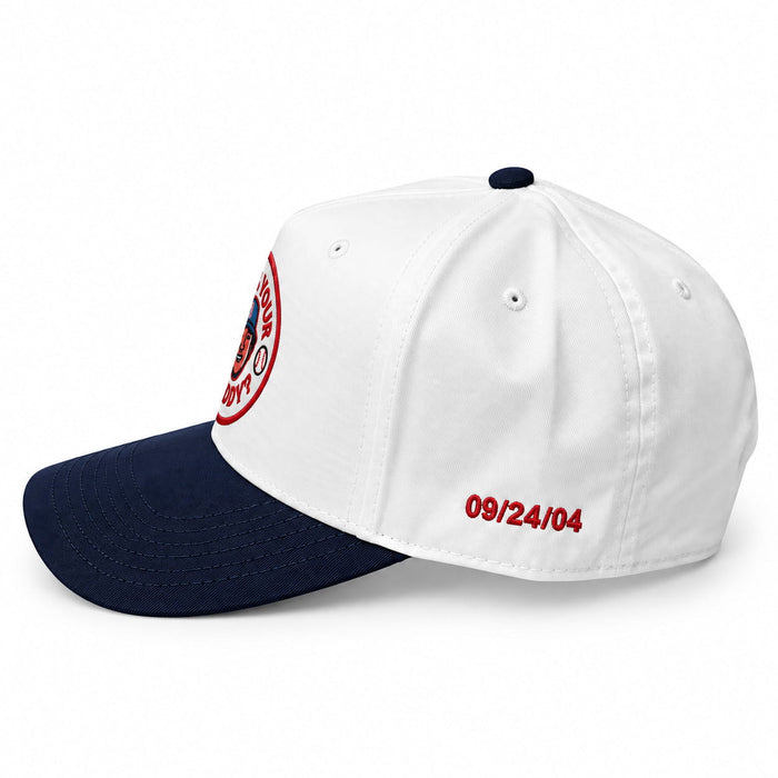 Who’s Your Daddy? Hat - White & Navy
